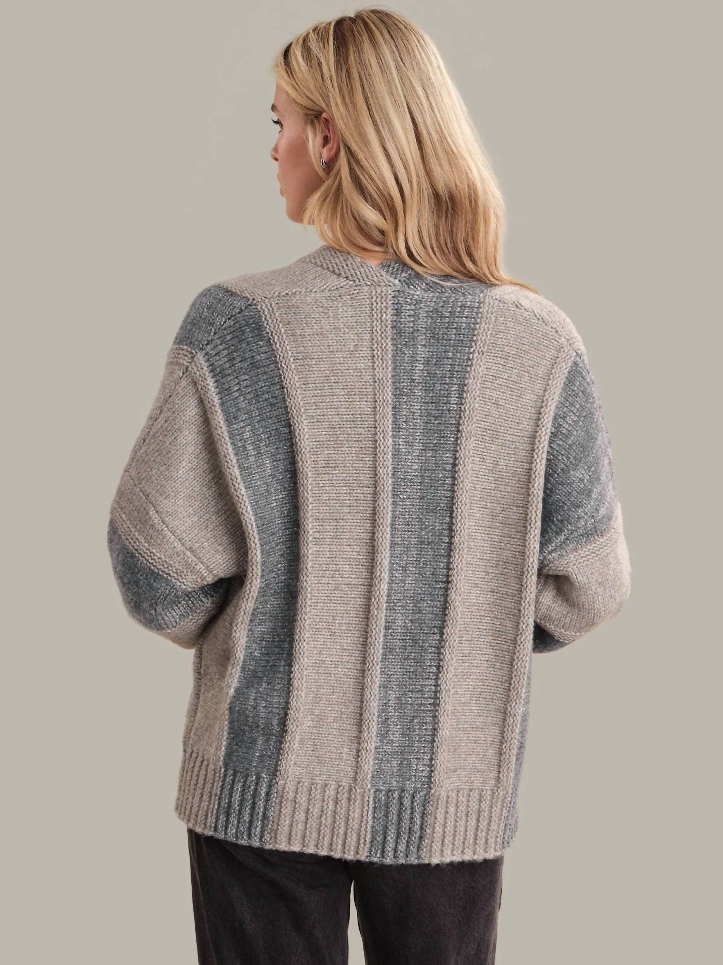 525 America - Women's Mixed Marl Cocoon Cardigan