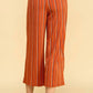 Bebop - High Waist Cropped Striped Pants