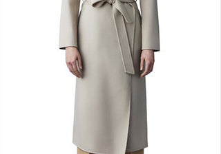 Casaco de lã creme Mackage feminino tamanho X-S