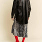 Trendsi - Davi & Dani Leopard Animal Print Long Length Skirt