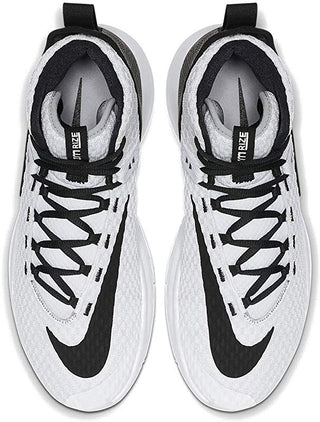 Tênis de basquete Nike Zoom Rize TB masculino, branco/preto