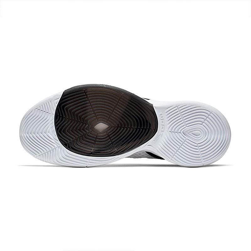Tênis de basquete Nike Zoom Rize TB masculino, branco/preto