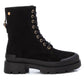 Xti - Women's Suede Lace-Up Booties