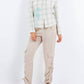 Paparazzi - Double Face Embroidered Plaid Shirt