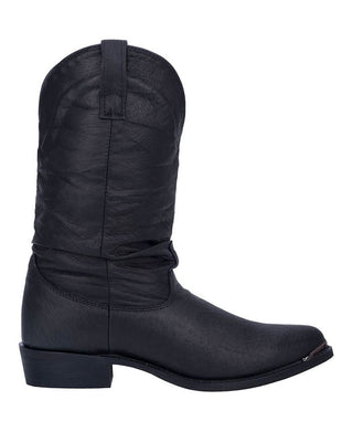 Bota masculina Dingo de couro legítimo preta tamanho 8