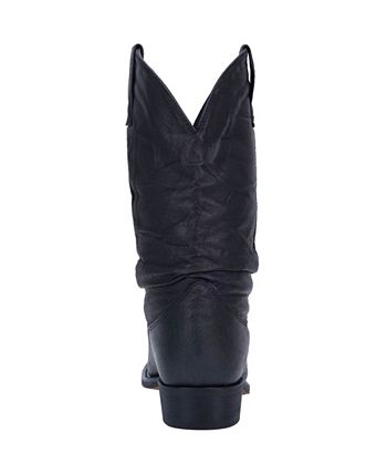 Bota masculina Dingo de couro legítimo preta tamanho 8