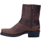 Bota masculina Dingo de couro legítimo marrom, tamanho 10,5 m
