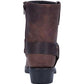 Bota masculina Dingo de couro legítimo marrom, tamanho 10,5 m
