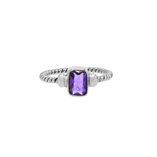 Bali - Women's Amethyst Quartz Ring