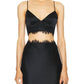 L'Agence - Kelvis Lace Trim Bra Top