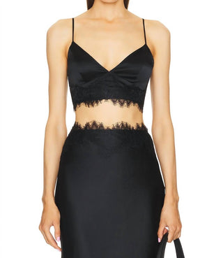 L'Agence - Kelvis Lace Trim Bra Top