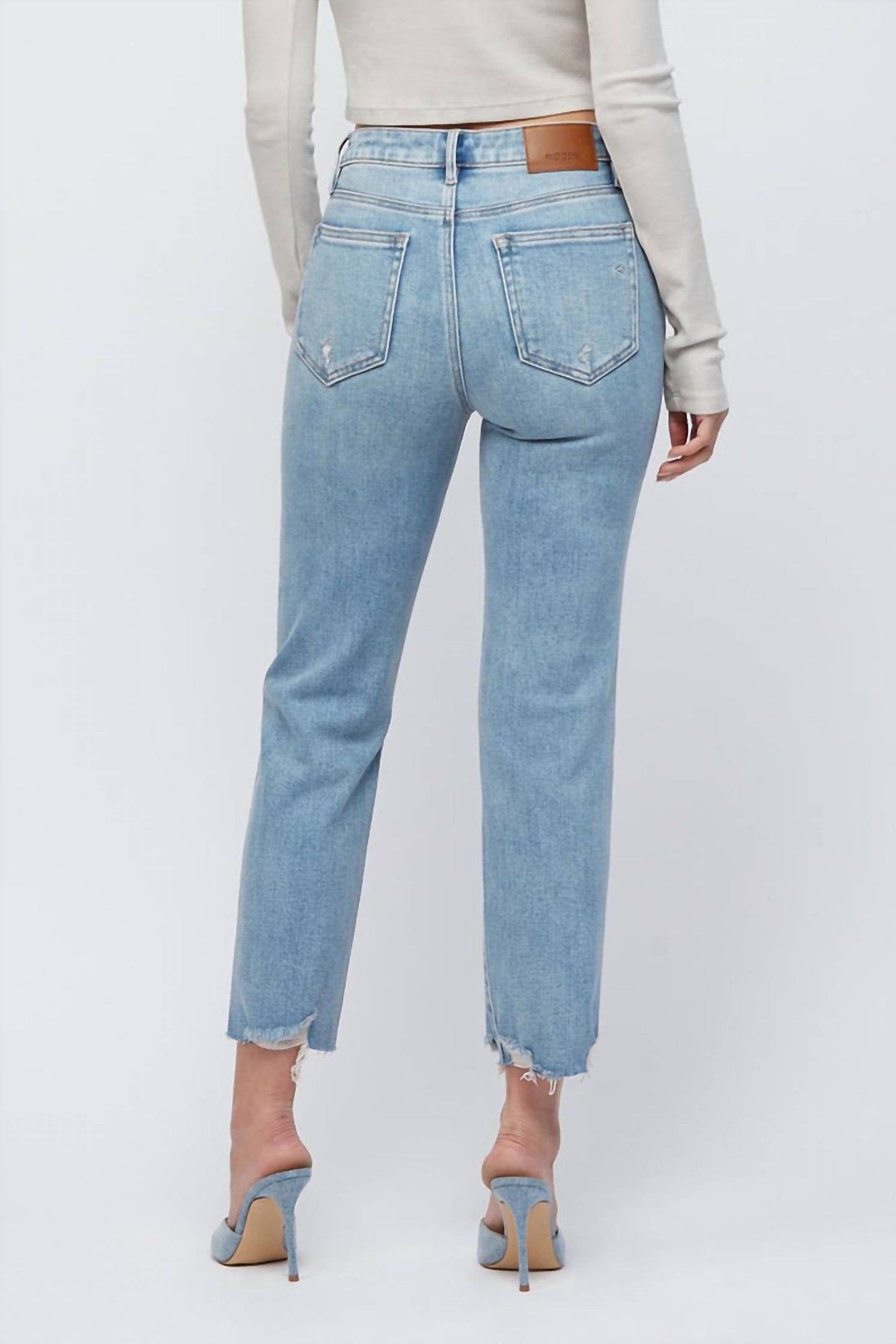 Hidden - Tracey High Rise Cropped Straight Jeans