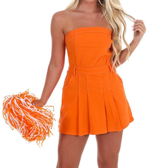 Day + Moon - Cheer You On Denim Mini Dress