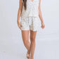 Karlie - Vintage Floral Gauze V-neck Top