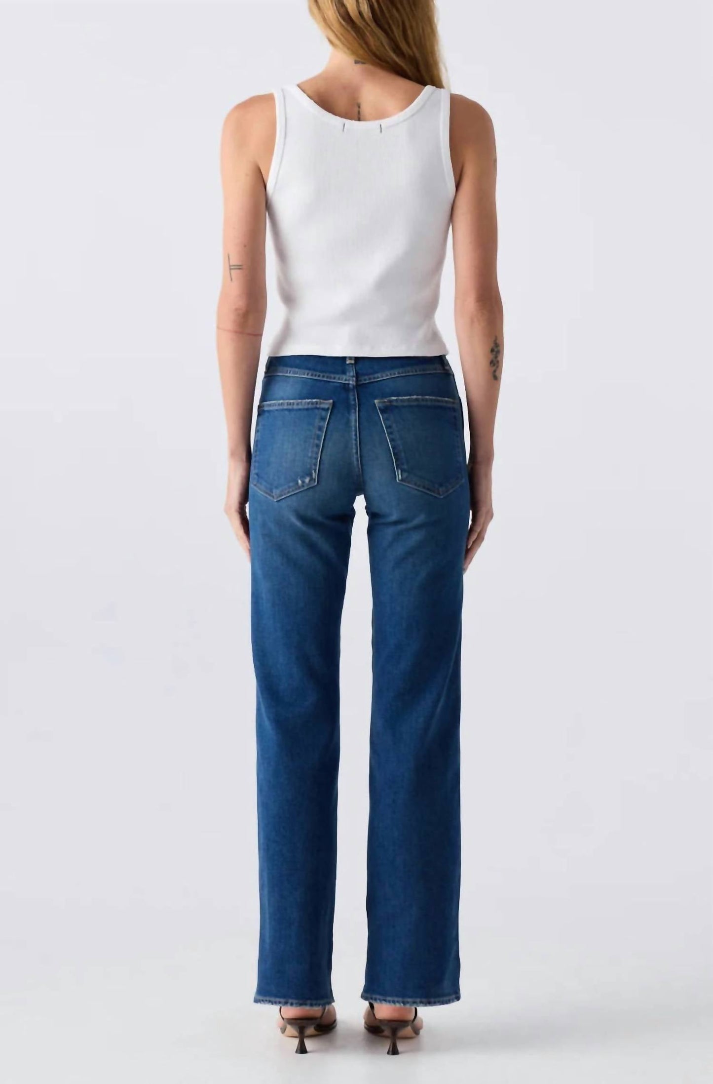 Amo - Rosa Flare Jeans