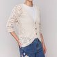 Charlie B - 3/4 Sleeve Vneck Cardigan