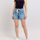 Judy Blue - High Waist Vintage Wash Jogger Denim Short