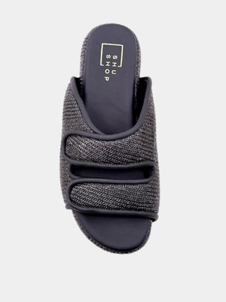 Shu Shop - Sandália feminina Lillian Wedge com 2 tiras