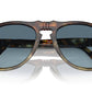 Persol - Óculos de Sol Aviator Original Não Polarizados 0649 1158 - Q8