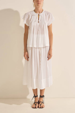 Ilio Nema - Zeus Airy Flutter Sleeve Top