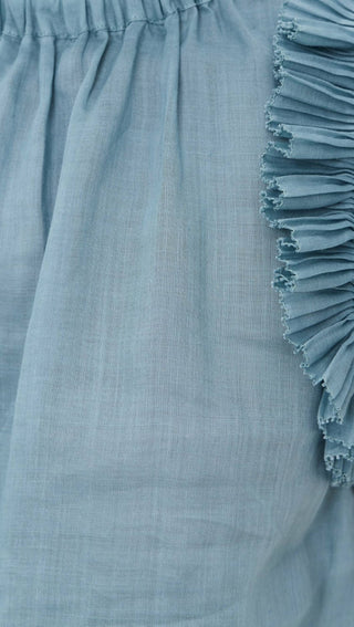 Sea - Anise Flutter Sleeve Top