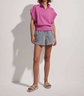 Varley - Blusa de malha cropped Fulton