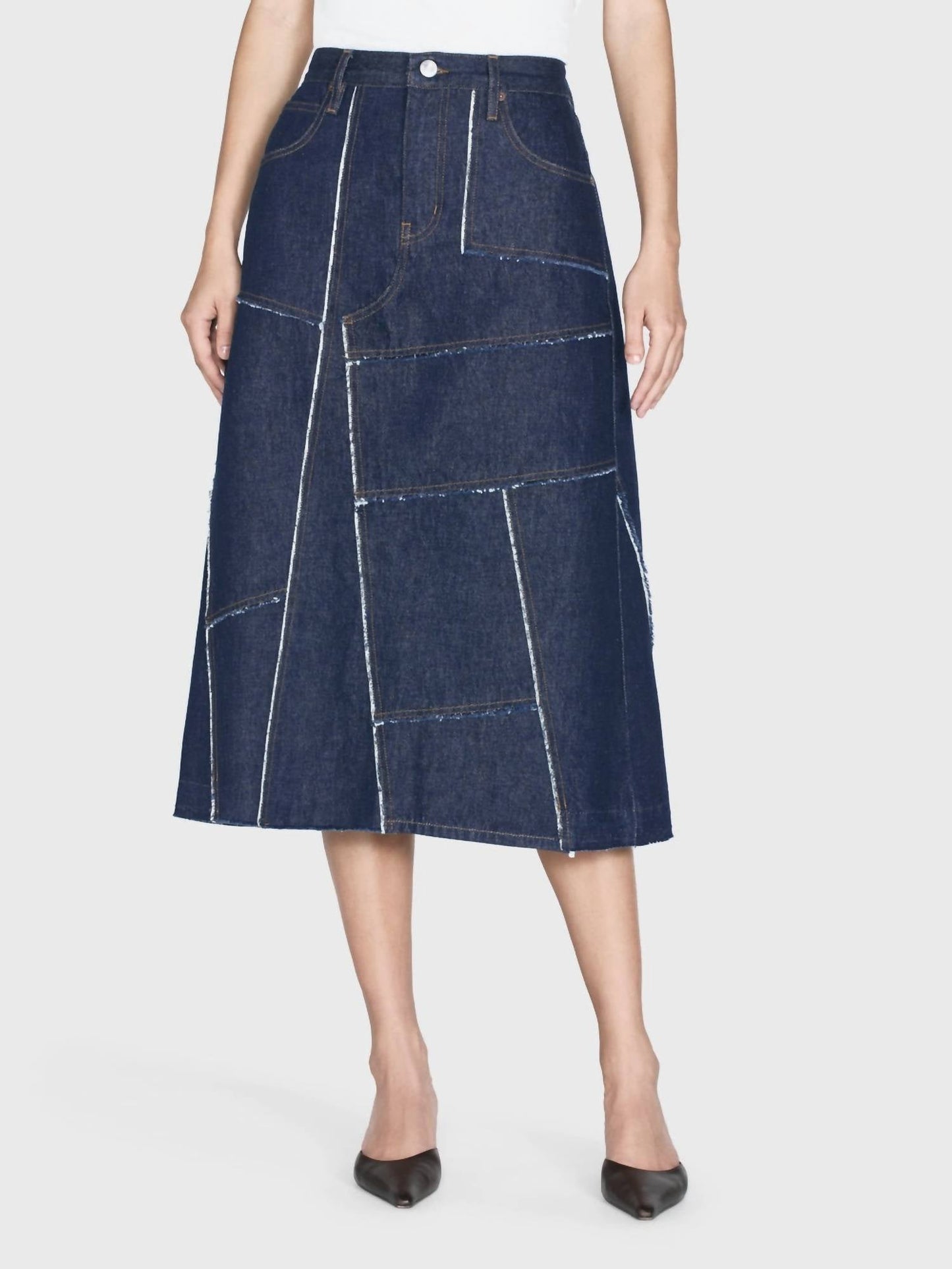 Frame - Patchwork Skirt