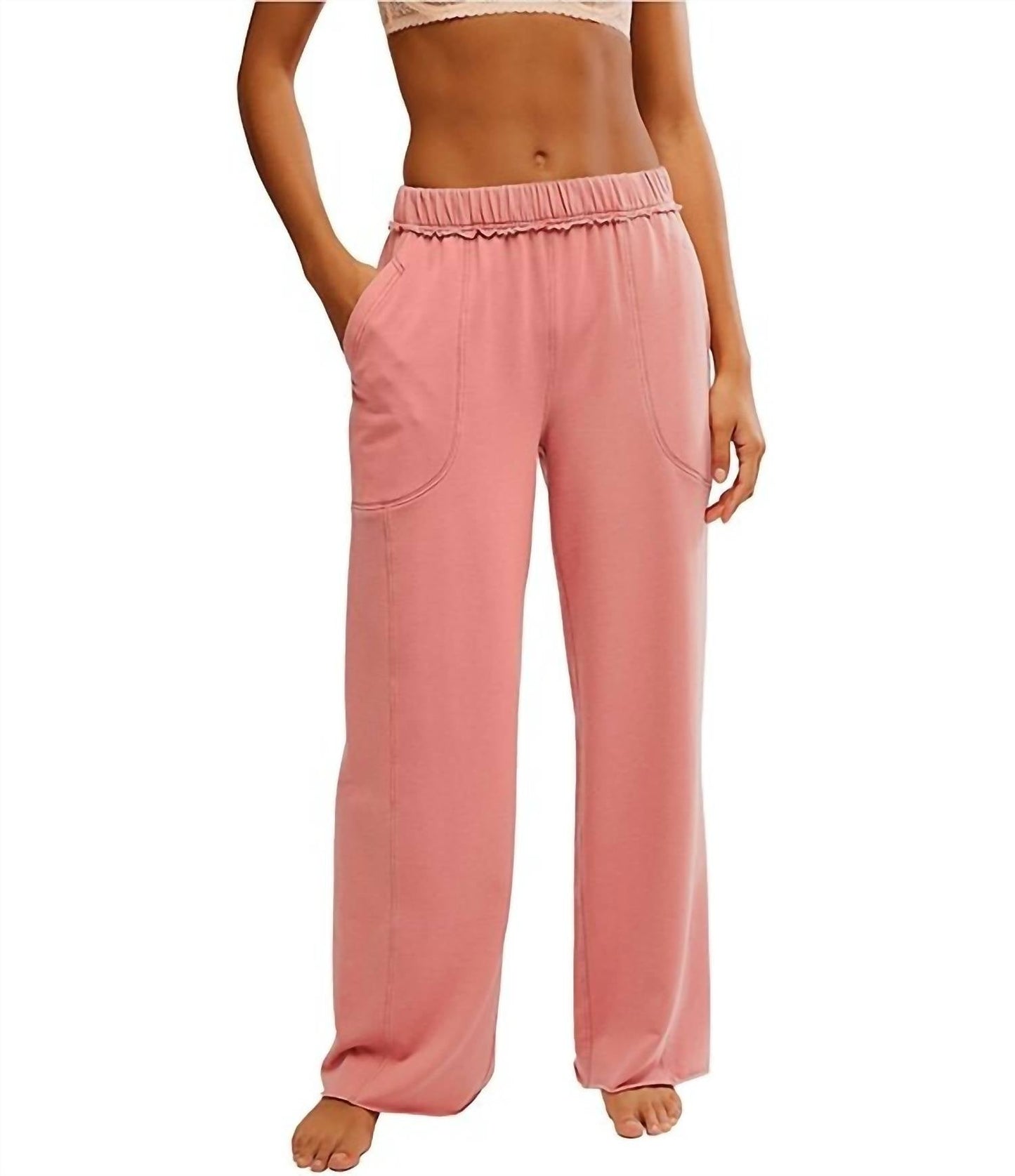 Free People - Don't Wait Up Wide-leg Lounge Pant