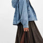 Free People - Women's Asher Cozy Denim Jacket