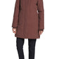 Parka feminina Fill Power Down The North Face, roxa, tamanho grande