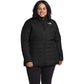 Jaqueta reversível com isolamento Mossbud feminina The North Face, preta, tamanho 1X