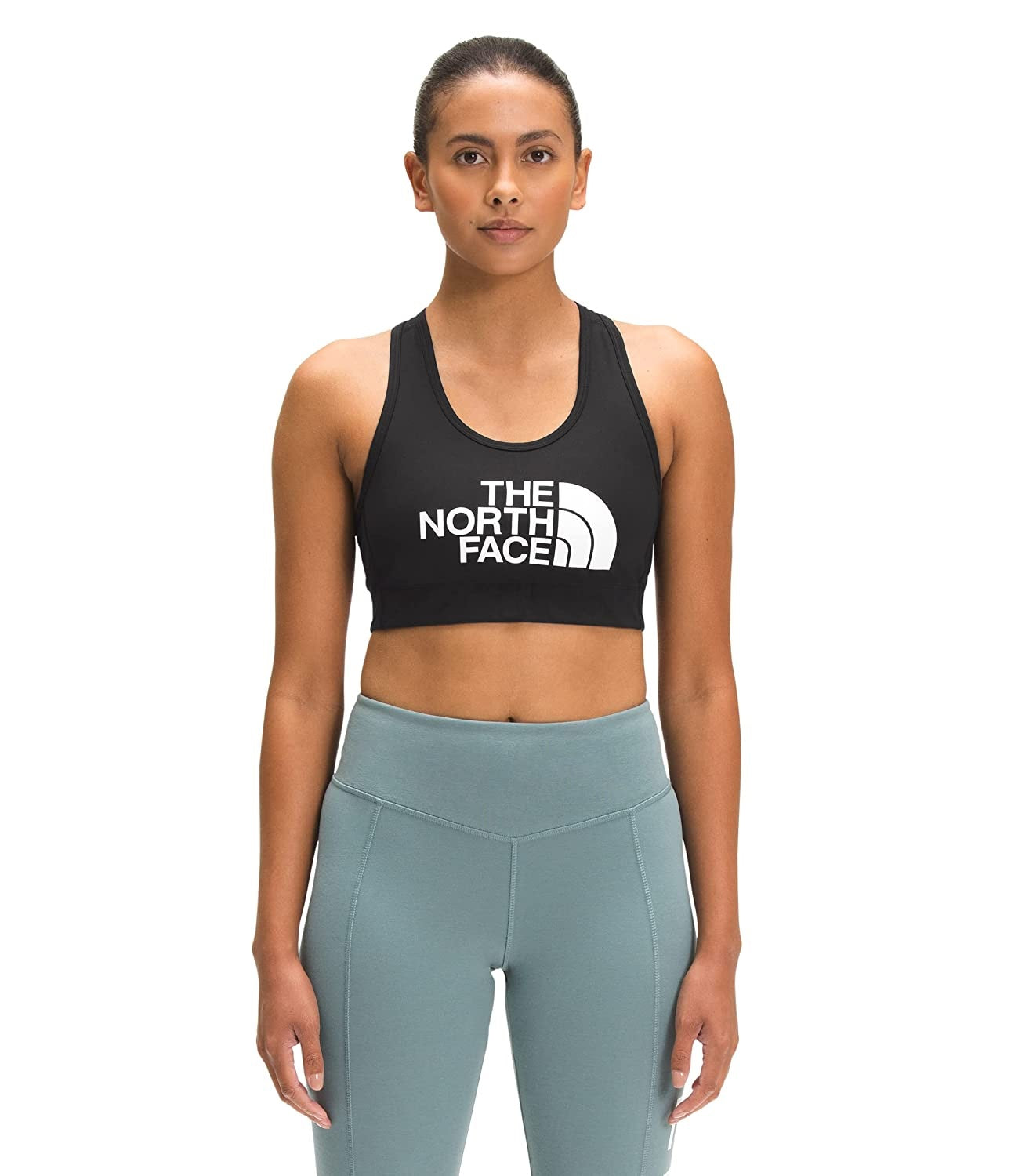 Sutiã esportivo feminino The North Face Midline, preto, tamanho médio