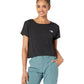 Blusa feminina The North Face Wander Crossback preta, tamanho médio