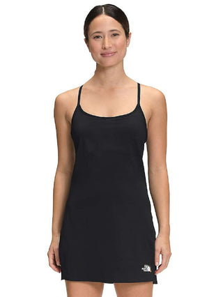 Vestido de caminhada feminino estampado The North Face Ea Arque Hike, preto, tamanho médio