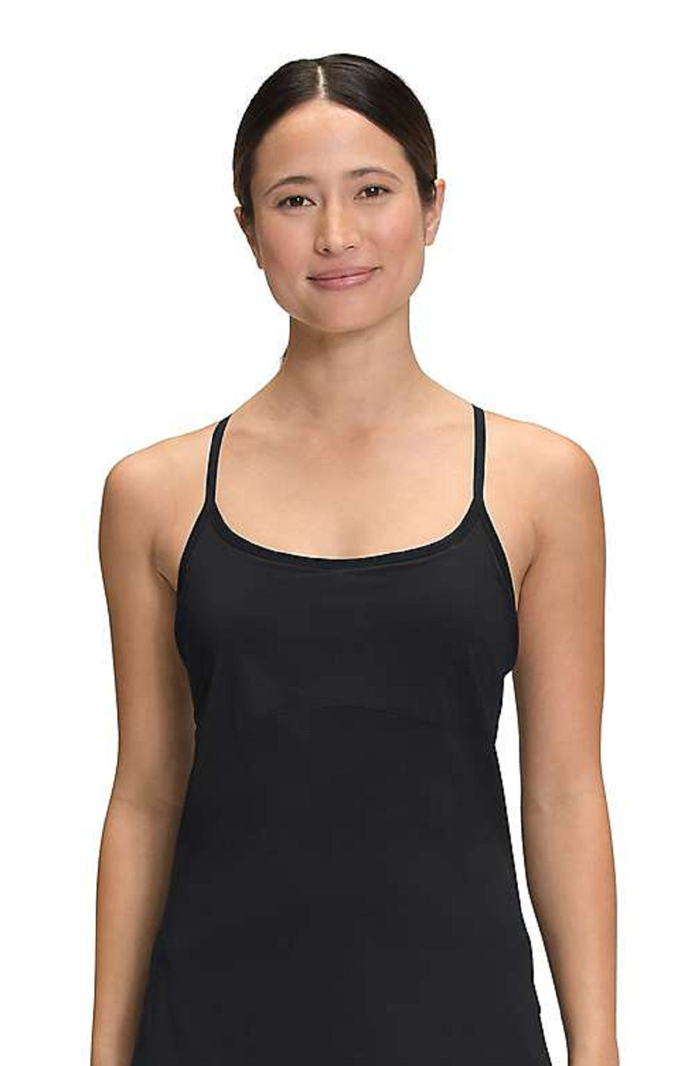 Vestido de caminhada feminino estampado The North Face Ea Arque Hike, preto, tamanho médio