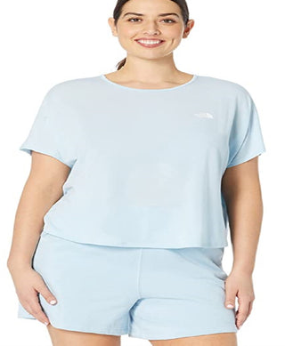 The North Face Wander Cross Back Manga Curta Feminina Azul Tamanho 1X