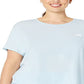 The North Face Wander Cross Back Manga Curta Feminina Azul Tamanho 1X
