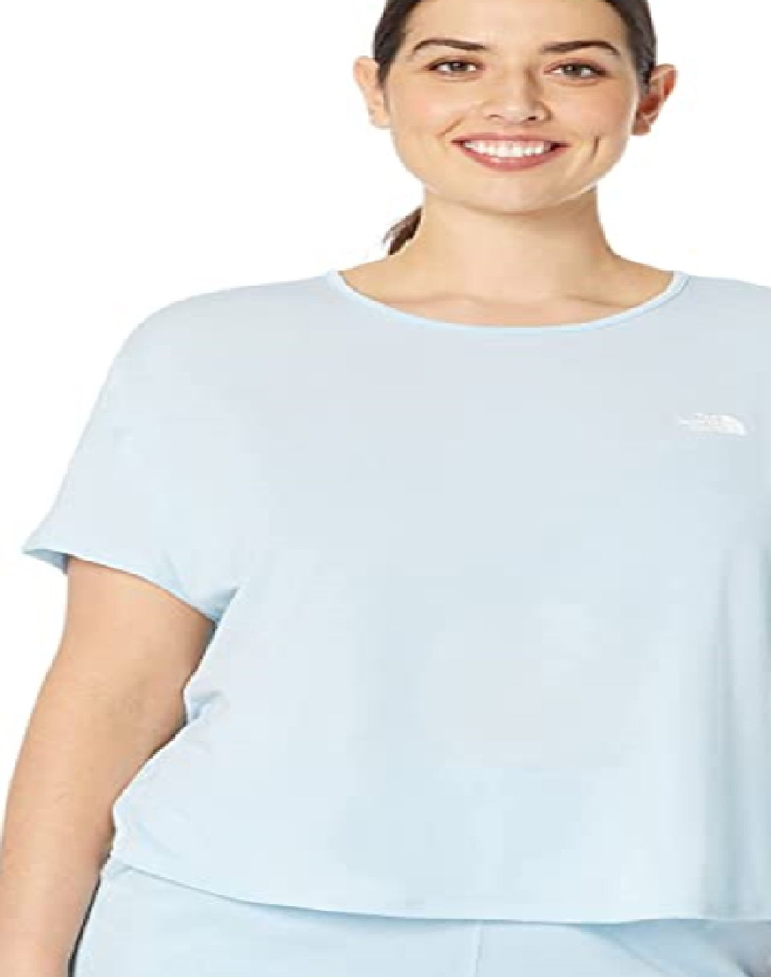 The North Face Wander Cross Back Manga Curta Feminina Azul Tamanho 1X