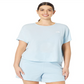 The North Face Wander Cross Back Manga Curta Feminina Azul Tamanho 1X