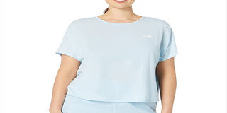 The North Face Wander Cross Back Manga Curta Feminina Azul Tamanho 1X