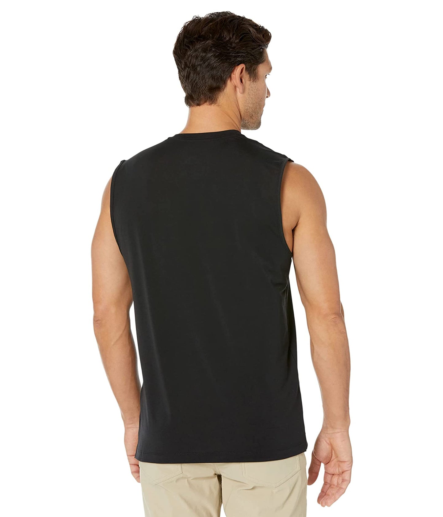 Camiseta masculina sem mangas The North Face Wander, preta, tamanho médio