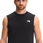 Camisa sem mangas masculina The North Face Performance Wander, preta, tamanho XX-G