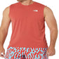 The North Face Wander sem mangas masculino, vermelho, tamanho X-Large