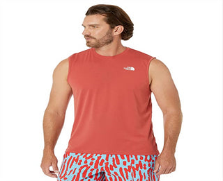 The North Face Wander sem mangas masculino, vermelho, tamanho X-Large