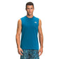 Camiseta sem mangas The North Face Wander masculina, azul, tamanho pequeno