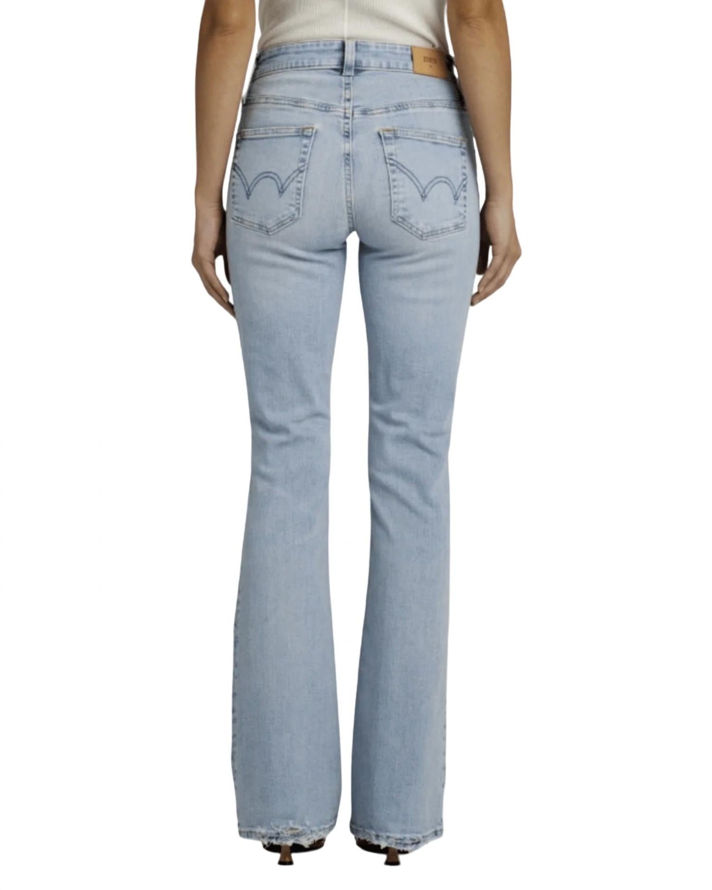 Edwin - Women's Lark Raw Hem Flare Jeans