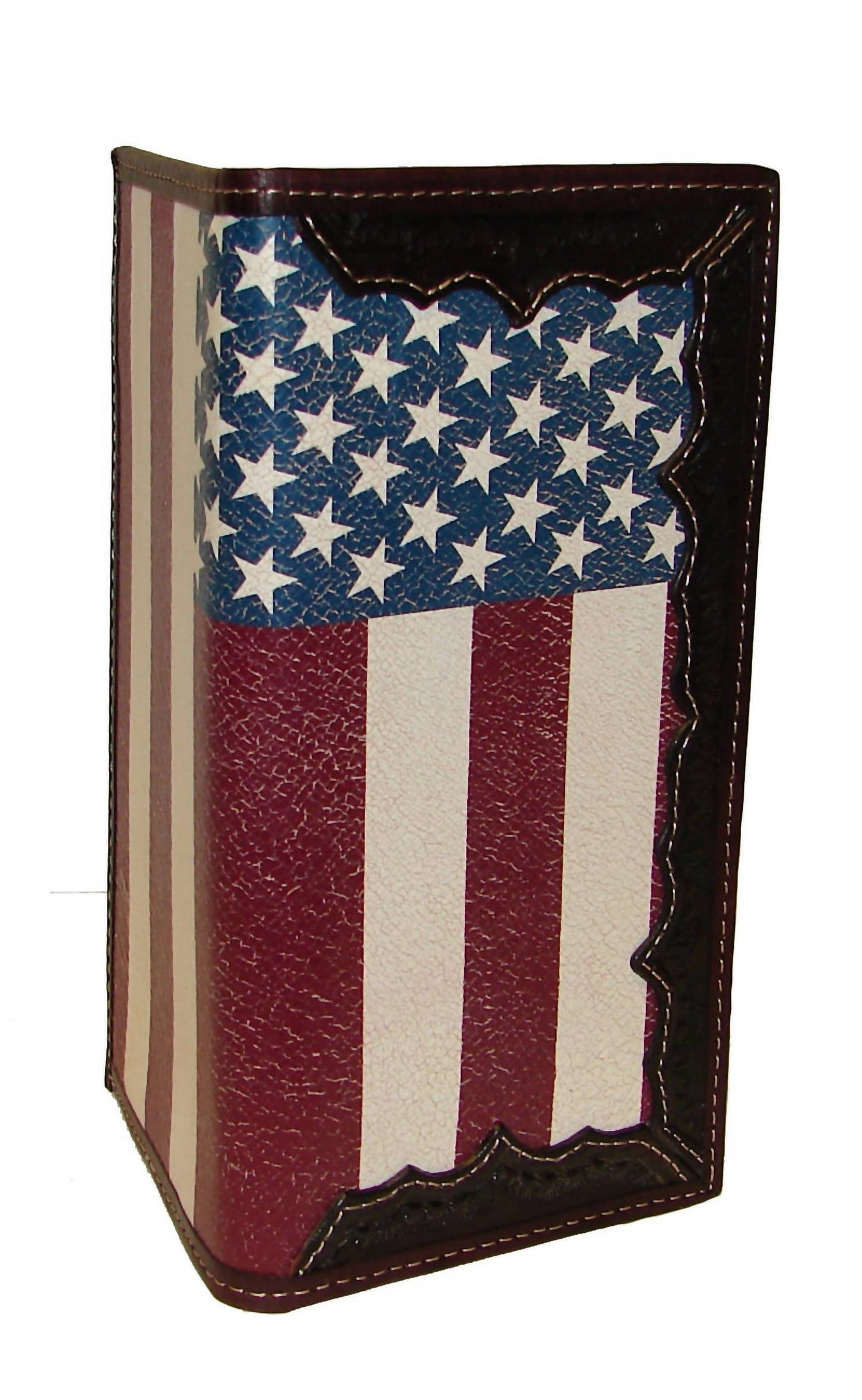 3D Belt Company - Men's Distressed Usa Flag Rodeo Wallet