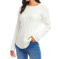 Karen Kane - Cable Shirttail Sweater