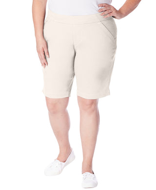 Bermuda Gracie Jag Feminina Cinza Tamanho 14W