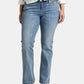 Calça jeans feminina Suki Bootcut da Silver Jeans Co., azul, tamanho 18W